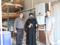The team at St Shenouda Monastery